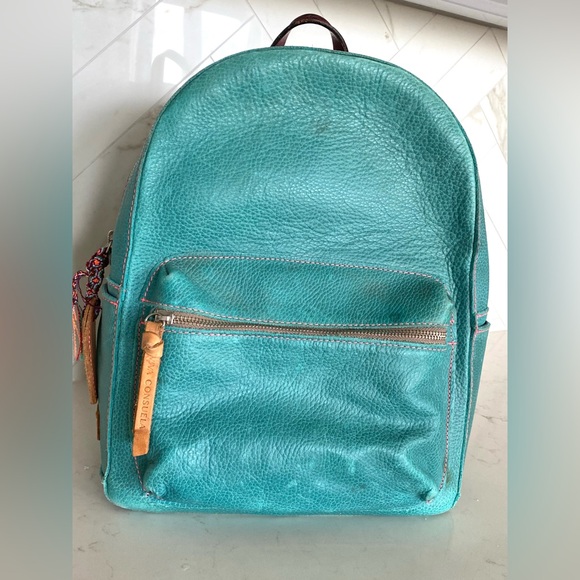 RETIRED * RARE Consuela Guadalupe Leather Convertible Backpack - Picture 2 of 16